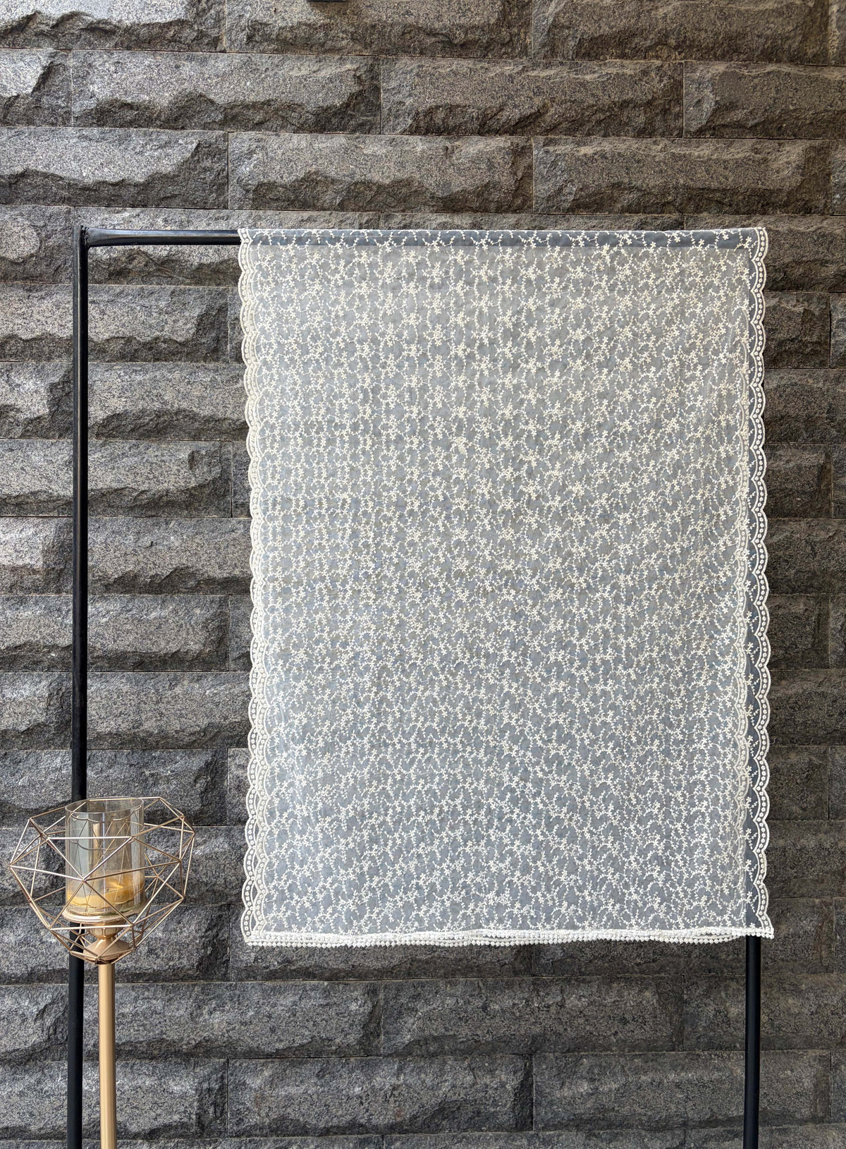 Ethnic Jaal Cut-Work Net Dupatta