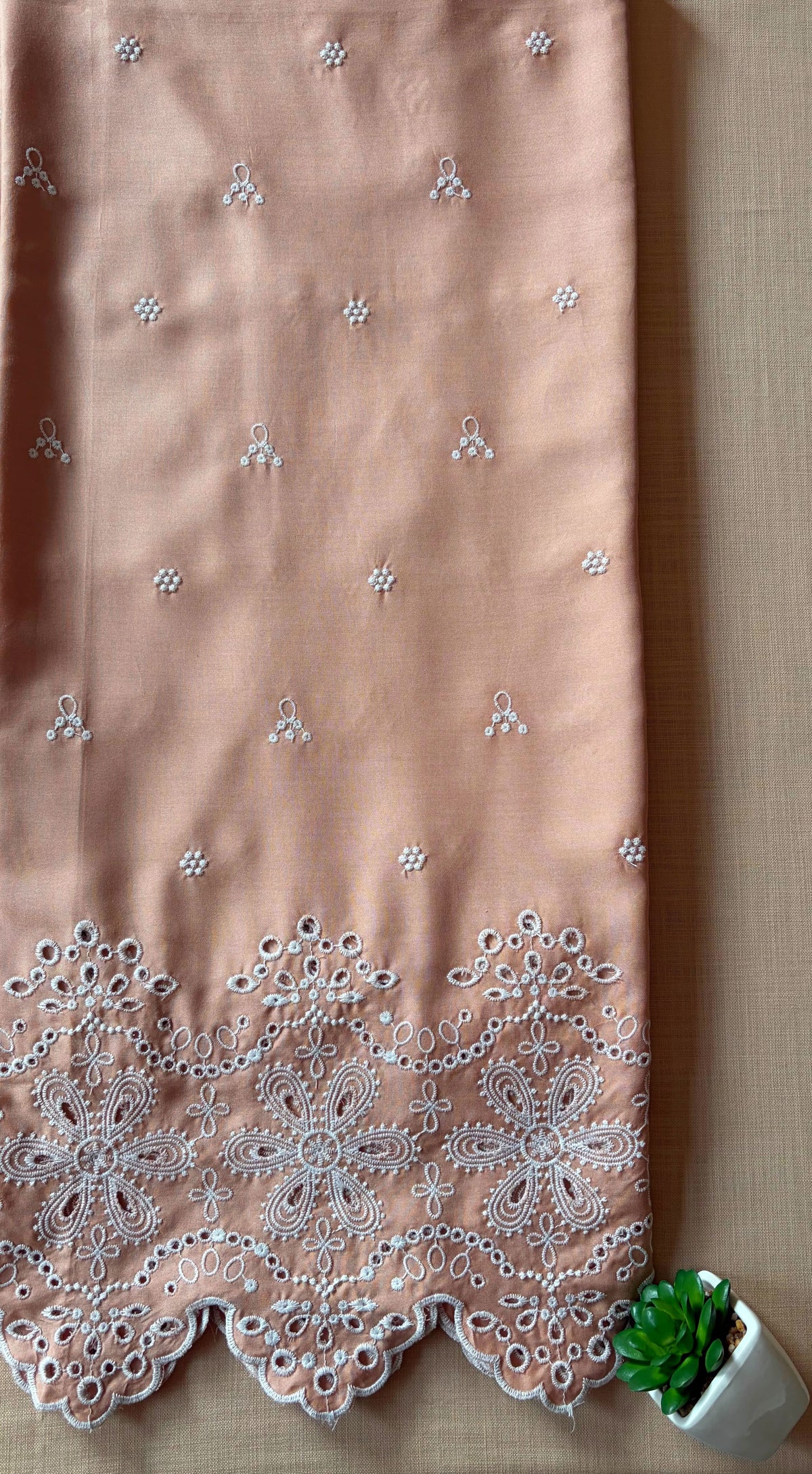 Biscotti Sunflower Cut-Work Suit-Set