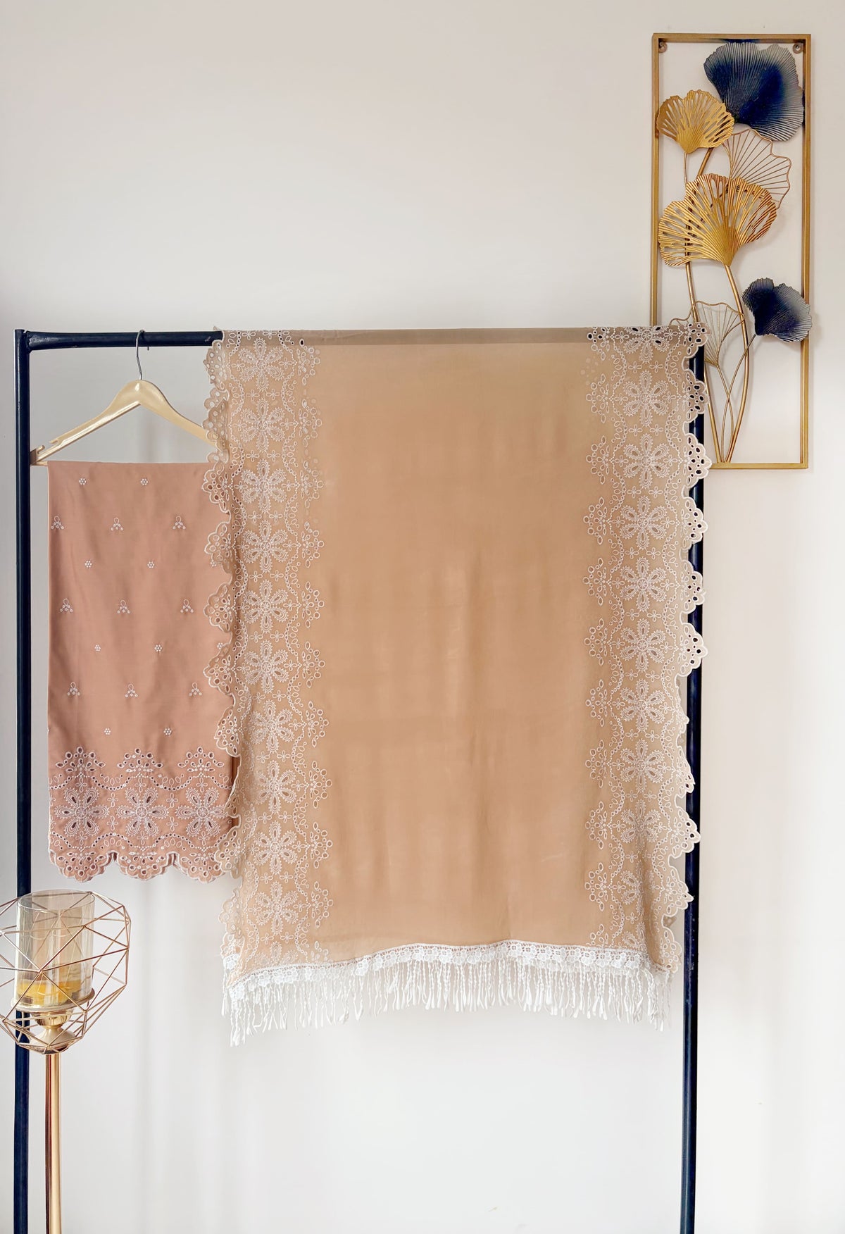 Biscotti Sunflower Cut-Work Suit-Set