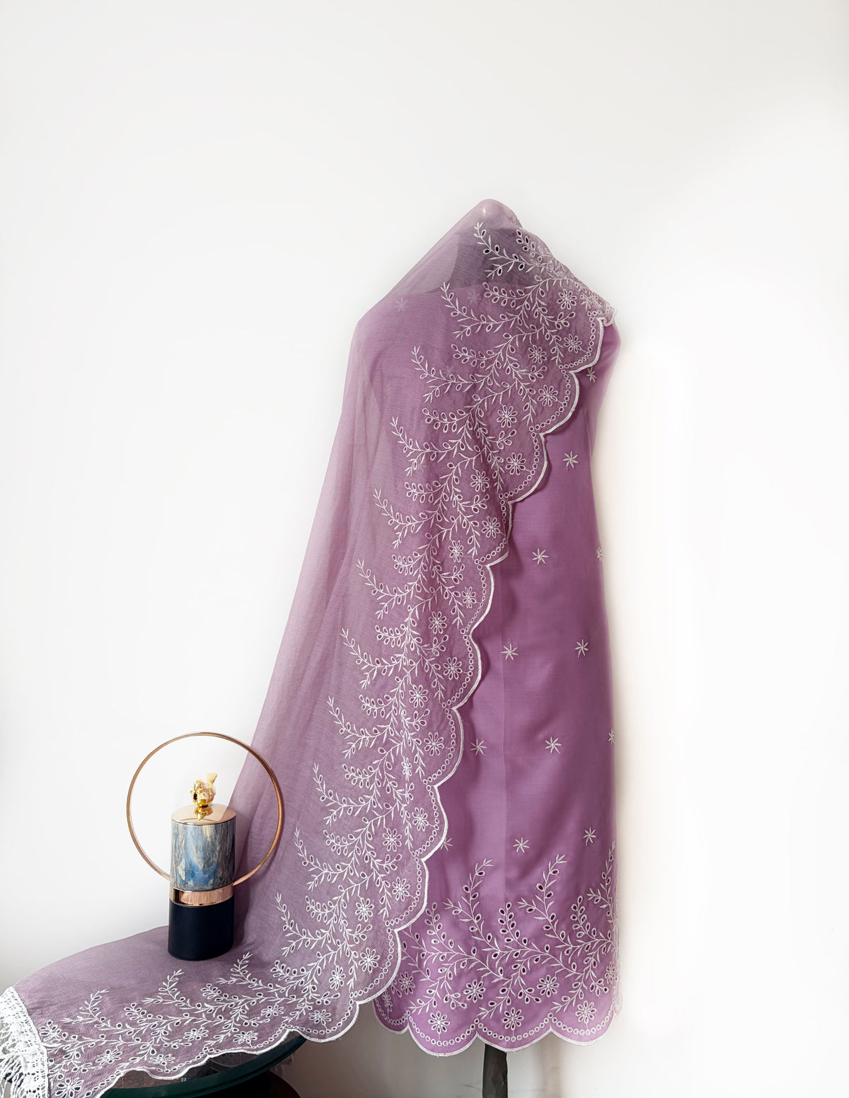 Vine Cut-Work Suit-Set