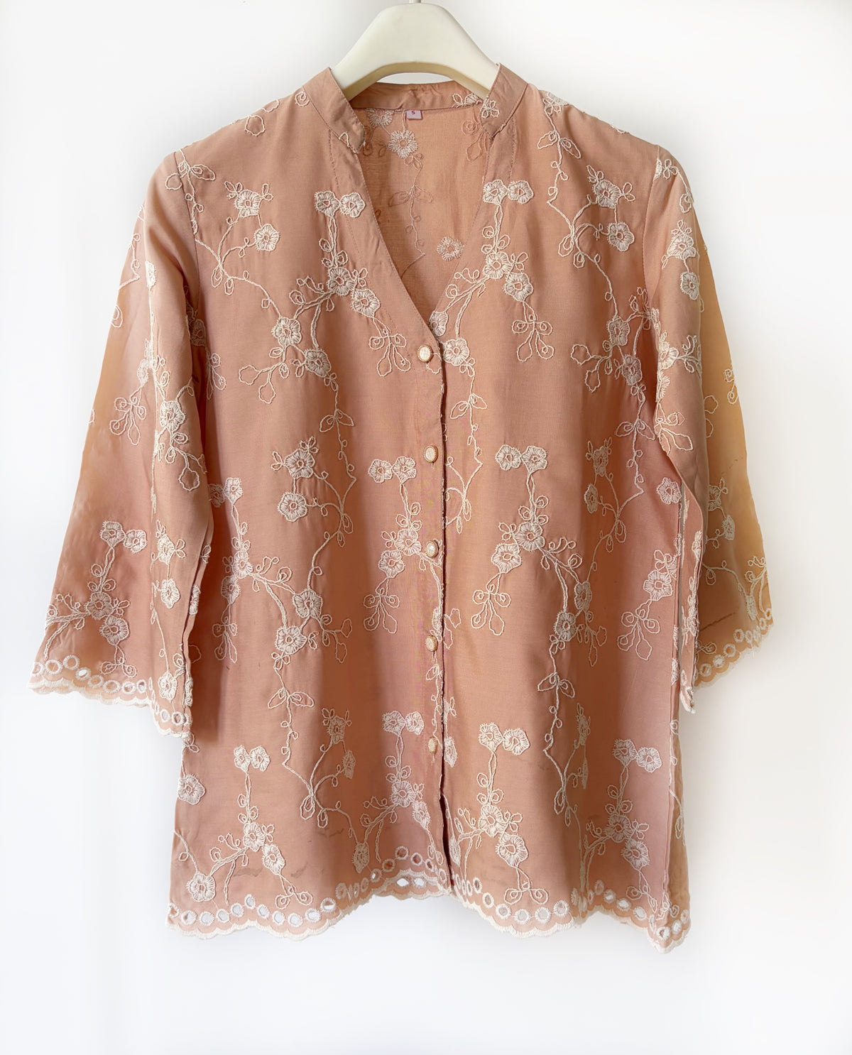 Biscotti Cording Cut-Work Top