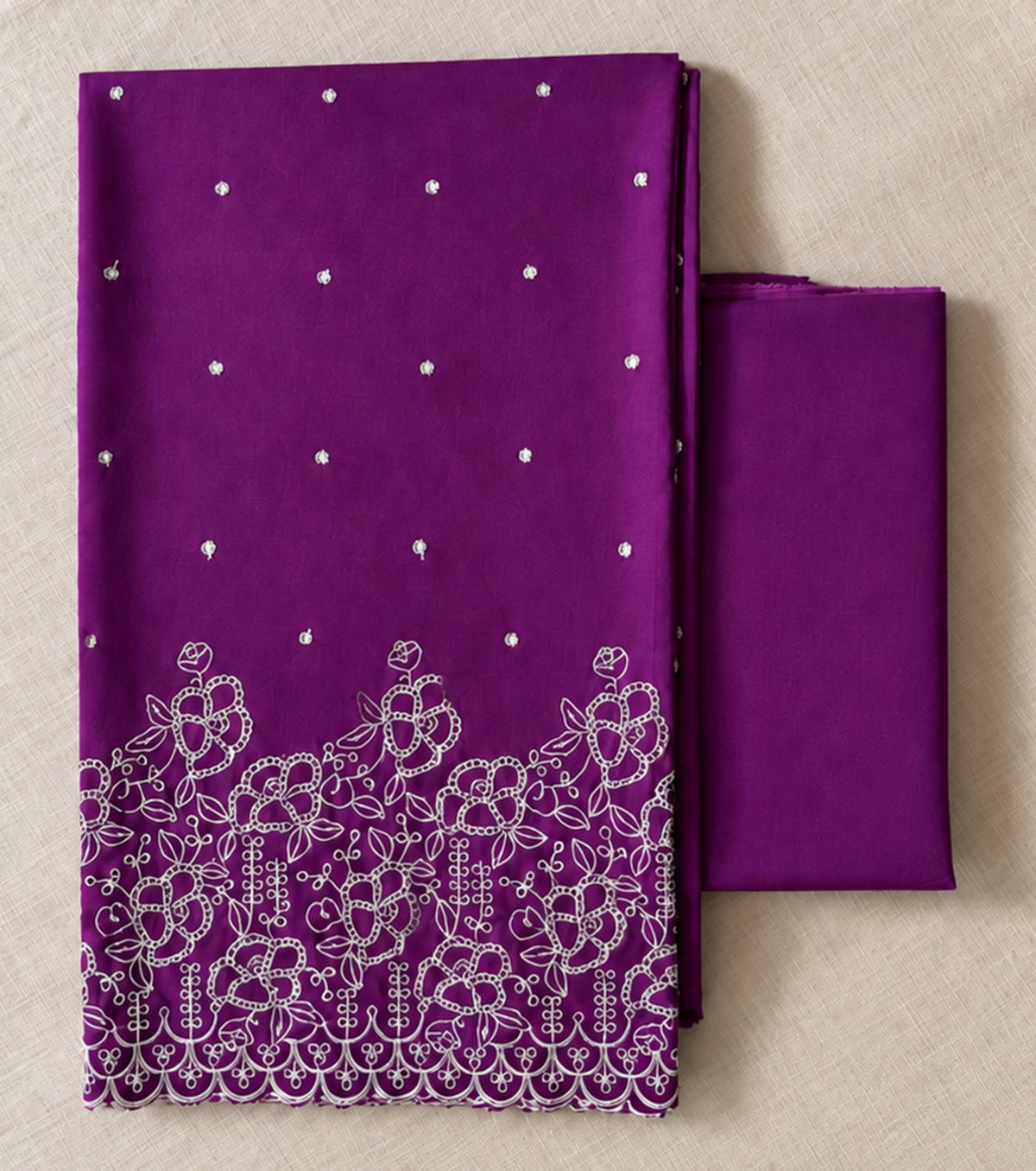 Vine & Zari Cut-Work Suit-Set